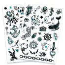 Djeco tetováló matrica Dark side