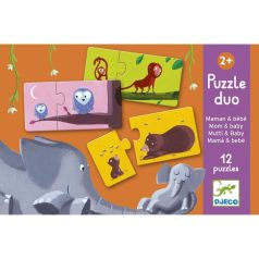 Párosító puzzle - Mama-baba - Puzzle duo