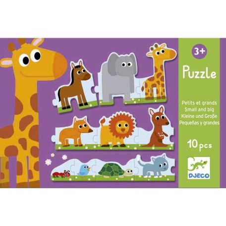 Sorozat puzzle - Kicsi és nagy - Puzzle trio