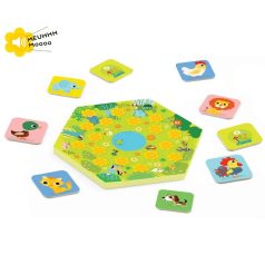 Állatos hang - kép memóriajáték  - Memo Meuh