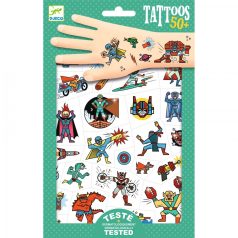 Djeco tetováló matrica Szuperhősök
