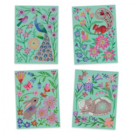 Karckép technika Virágos kert