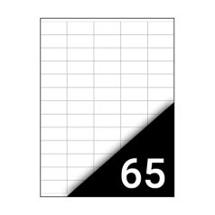 Etikett 65 matrica/ív 38 x 21,2 mm 5 ív/csomag