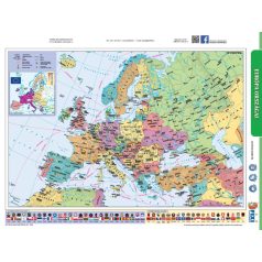   Európa domborzata, Európai országai fixi tanulói munkalap 