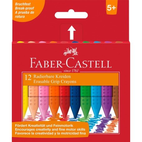 Faber Castell háromszögletű zsírkréta készlet 12 darabos