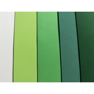 Dekorgumi zöld árnyalatok készlet 10 darabos