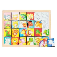 Arckereső puzzle cicás
