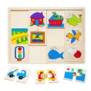 Felezős puzzle járművek