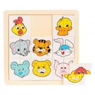 Felezős puzzle csibés