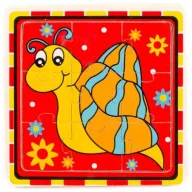 Puzzle 9 darabos csigás