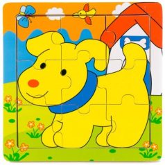 Puzzle 9 darabos kutyás