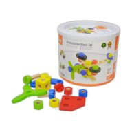 Építőkészlet 48 darabos fából