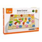 Állati karnevál szortírozó játék
