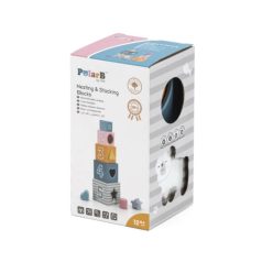   Formaillesztős Bábel torony állatképes és számos kockákkal 