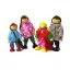Család fából 4 darabos pöttyös ruhás