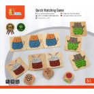 Szín és formaegyeztető játék állatokkal