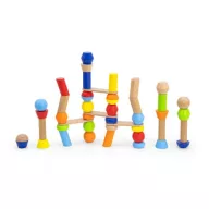 Fa gyöngy szortírozó feladatkártyákkal