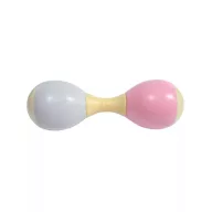 Rumbatök dupla végű pasztell rózsaszín-szürke