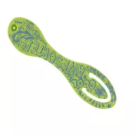 Olvasólámpa könyvjelző Zöld mintás