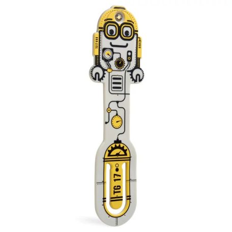 Olvasólámpa könyvjelző Szürke robot