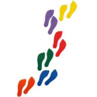 Lábnyom padlójelölő készlet