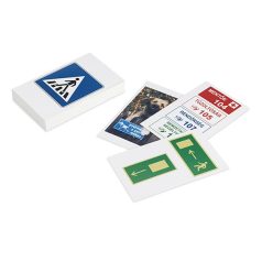 Túlélő jelek KRESZ táblák kártya 