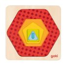 Alakzat kirakó geometriai puzzle