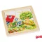 Négyrétegű fa puzzle - Évszakok