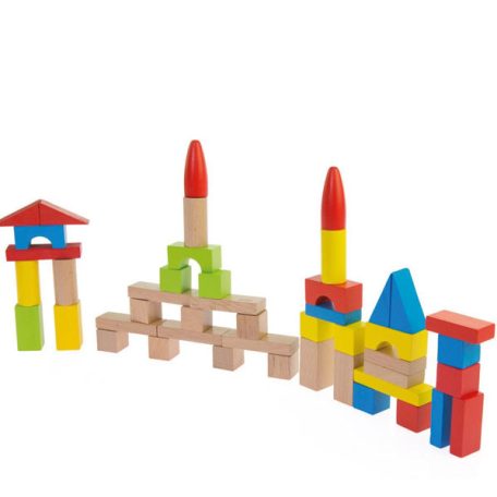 Építőkockák 50 darab tasakban