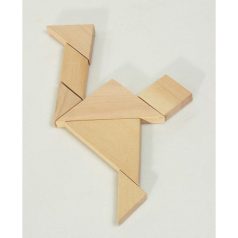 Logikai kirakó - Tangram vászon tasakban