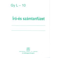Író- és számtanfüzet GYL 10