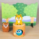 Erdei barátok térbeli tájékozódást fejlesztő játék