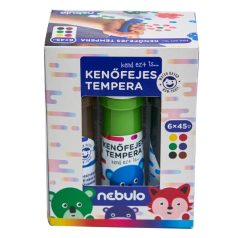 Nebulo kenőfejes stift tempera 6 darabos készlet