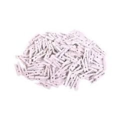 Mini fa csipesz natúr 2,5 cm 10db/csomag