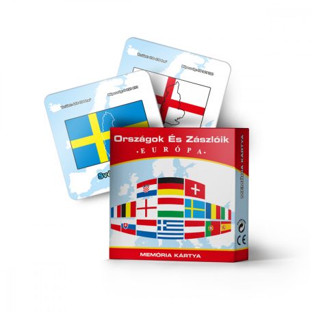 Európai országok zászlói memóriakártya