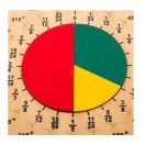 Matematikai oktató játék fából