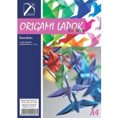Origami papír intenzív színek A/4 10 ív
