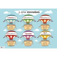 J-Ly a szavakban oktatótabló