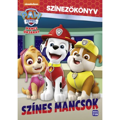 Mancs Őrjárat Színes mancsok színezőkönyv