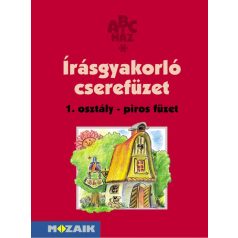 Írásgyakorló cserefüzet 1. - Piros füzet