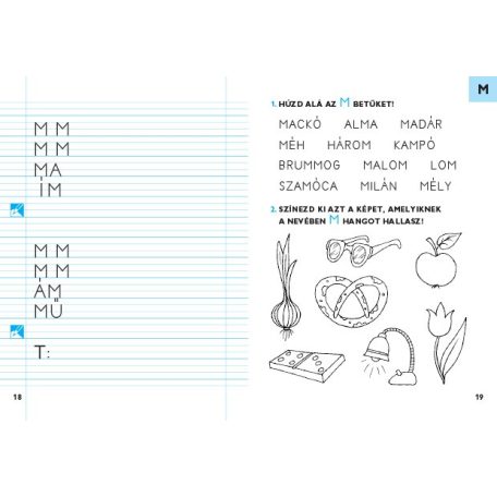Írásgyakorló cserefüzet 1. - Kék füzet