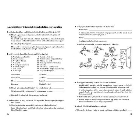 Beszéd, olvasás, fogalmazás munkafüzet 4. osztály I. félév 