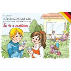   Én és a családom Képes szókártyák gyerekeknek német nyelvből