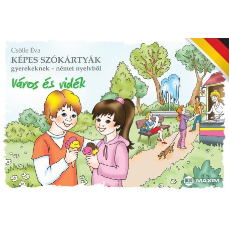 Város és vidék Képes szókártyák gyerekeknek német nyelvből