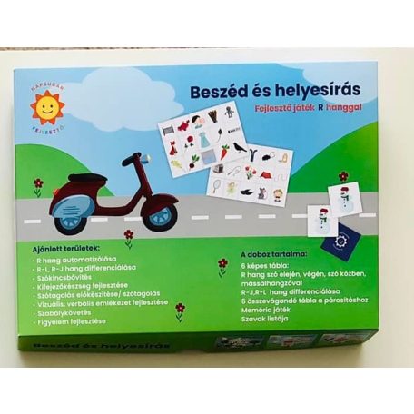 Beszéd és helyesírás fejlesztő játék R hanggal