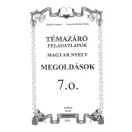 Magyar nyelv témazáró feladatlapok megoldással  7. osztály