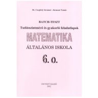   Batch teszt  tudásszintmérő matematikai feladatok 6. osztály 