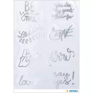 Herma matrica Feliratok ezüst