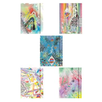 Mintás gumis mappa A/4 Illúziók