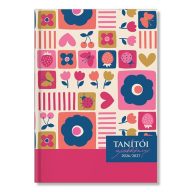 Tanítói zsebkönyv 2026/2027 Pink minták